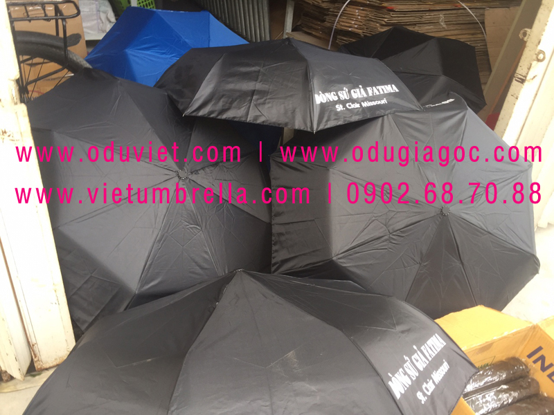 xưởng sản xuất ô dù cầm tay in logo quảng cáo